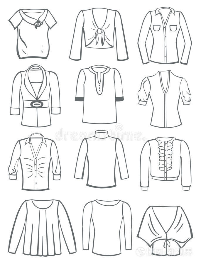 的人体模型上的牛仔长裤蓝色牛仔衣服和包毛衣女式马裤裙子女式夹克深