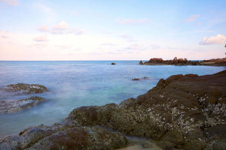 海滩海岸线