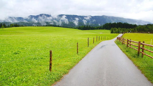 风景如画的乡村景观。