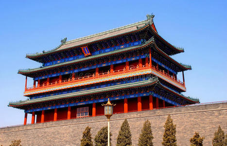 中国北京紫禁城前门
