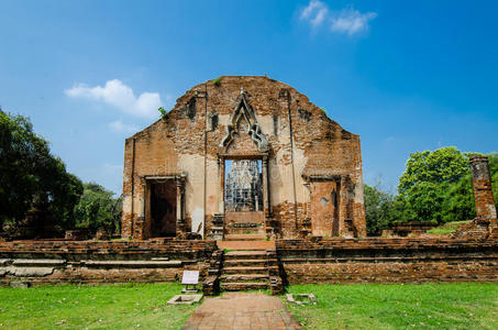 泰国大城府，wat ratburana