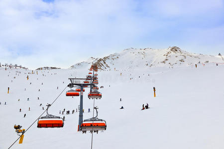 奥地利索尔登山地滑雪场图片