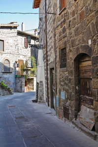 小巷。维多利亚。拉齐奥。意大利。