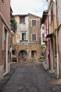 小巷。内皮。拉齐奥。意大利。