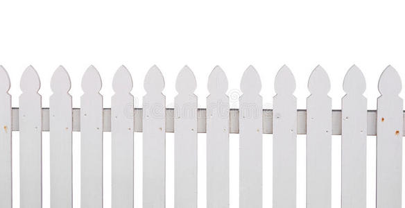 白色围栏照片