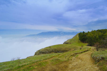 美丽的山景