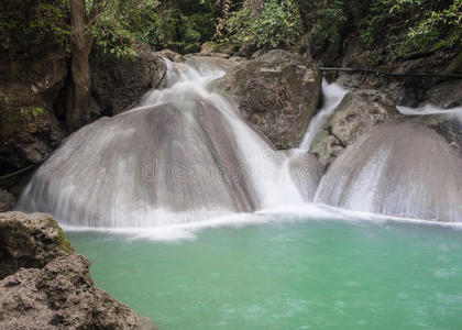 泰国kanchanaburi四级erawan瀑布