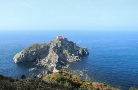 圣胡安加兹特卢加特岛全景