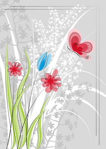 载体花卉背景图片