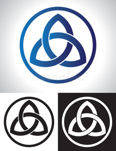 三位一体结符号图片