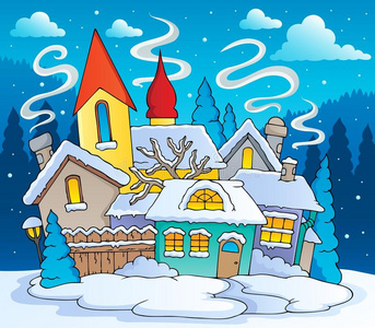 冬季小镇主题图片2
