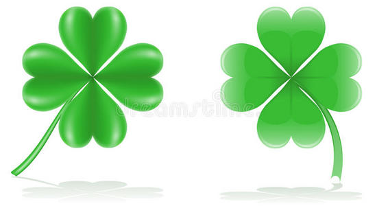 带幸运草昵称图幸运三叶草矢量图照片