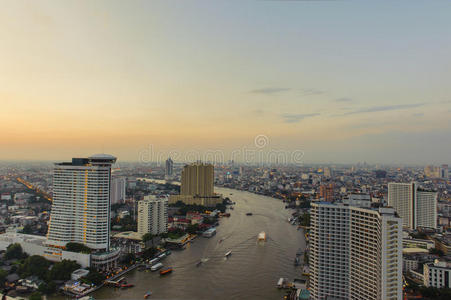 朝晖河曼谷城景