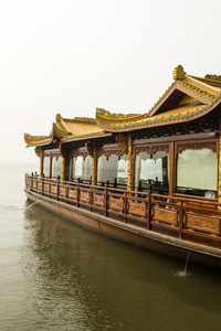 中国西湖之舟图片