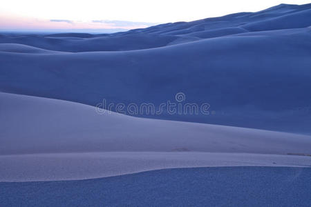 大沙丘国家公园凉爽的夜色图片