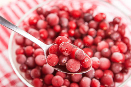 冻红莓羹图片