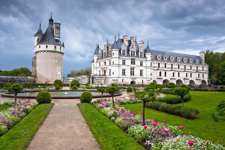 法国卢瓦尔河谷切农城堡