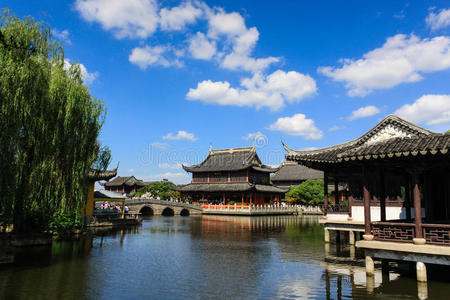 中国水上建筑照片