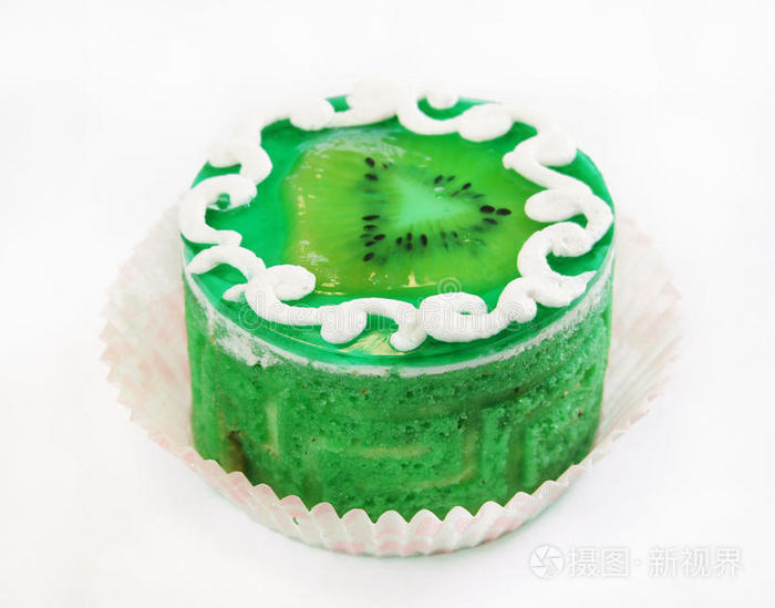 奇异果绿色圆饼