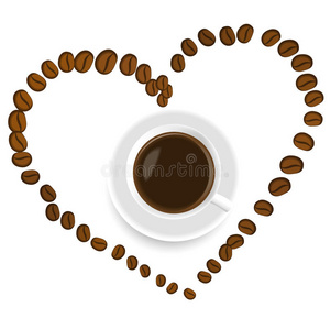 一杯咖啡在心脏里