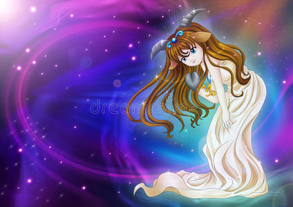 动漫女神摩羯座照片