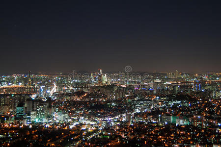 现代城市夜景