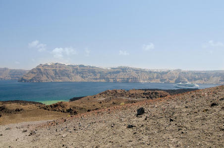 圣托里尼火山景观