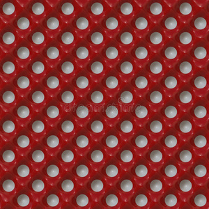 无缝红色光泽圆点背景.照片