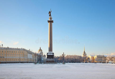 宫殿广场。圣彼得堡。俄罗斯