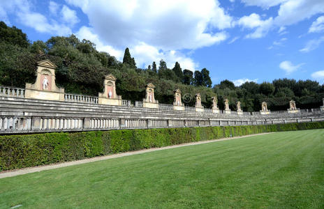 佛罗伦萨博博利花园的Amfiteatro