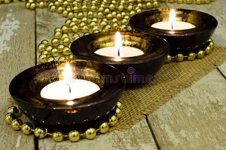 生活 蜡烛 玻璃 反射 织物 珍珠 火焰 持有人 简单 燃烧