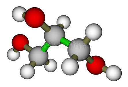 甘油分子结构照片