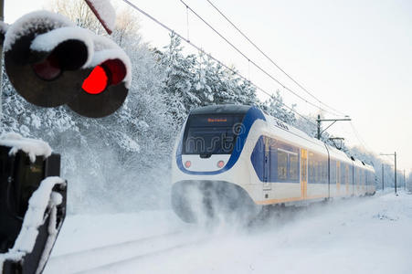 荷兰雪地火车