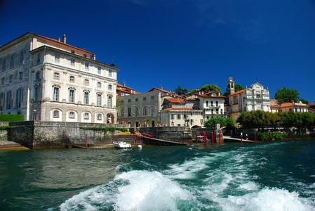 伊索拉贝拉isola bella，拉格湖lakelagomaggiore。博罗密欧宫