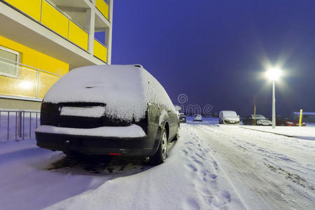 波兰冬季的雪车