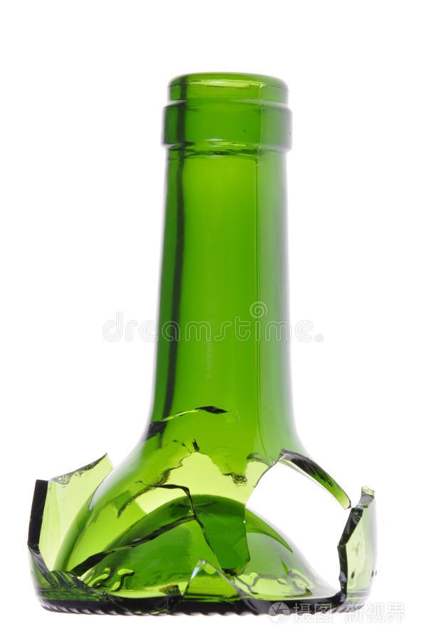 破绿酒瓶