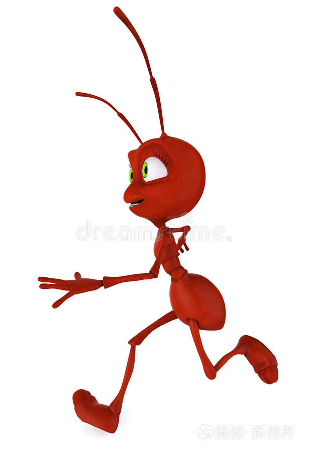 蚂蚁蛇鸡和猫头鹰鹿虫(矢量剪贴画)海狸落地灯奔跑的大象蜜蜂毛毛虫和