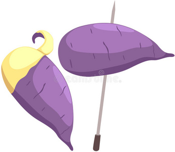 香芋香芋串插画