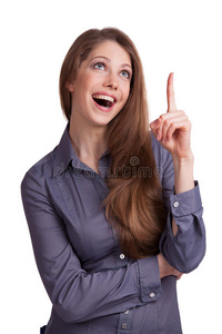 上火灾的女商人兴高采烈的商人穿着衬衫在电梯里用电话解释着什么