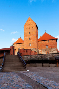 立陶宛特拉凯古堡的主要入口
