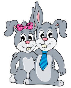 兔子跟羊的图片图片