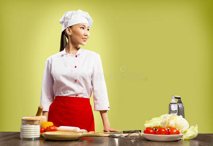 亚洲女厨师