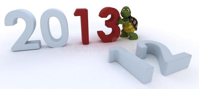 乌龟迎新年图片