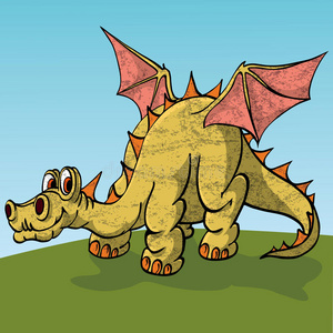 长着翅膀的雷龙照片