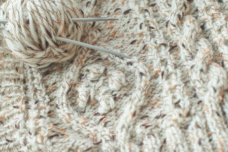 编织工艺针织毛衣细节图片