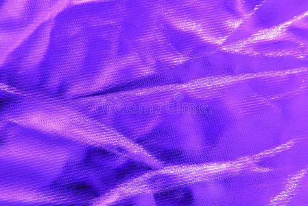 紫罗兰色褶皱织物