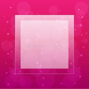 粉红色背景透明框