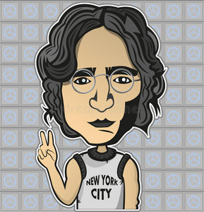 列约翰·列侬插画