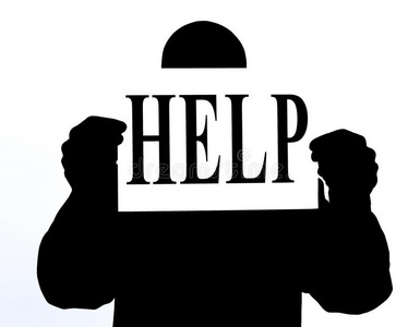 有求助请求的影子图片