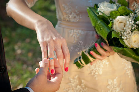 为她准备的结婚戒指